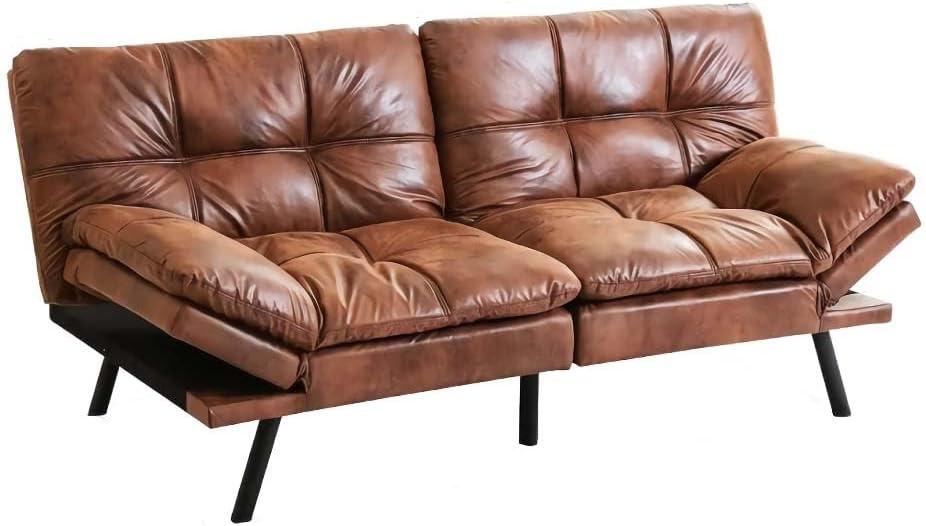 Space Saving Luxury Memory Foam Loveseat That Transforms Effortlessly