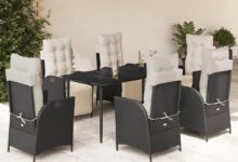 Spacious Comfort Meets Style In This 7 Piece Garden Set