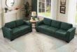 Spacious Green Sofa Set with Storage and Cup Holders Reviewed