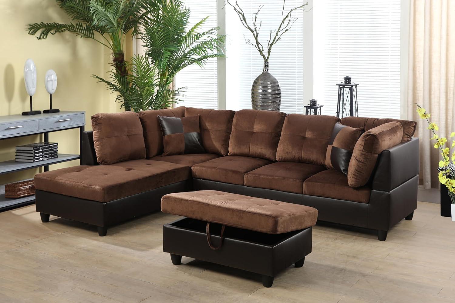 Spacious L Shaped Sectional With Smart Storage And Style