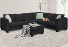 Spacious U Shape Sectional Sofa Perfect For Living Rooms