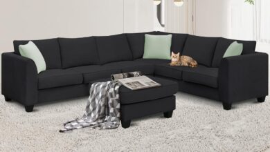 Spacious U Shape Sectional Sofa Perfect For Living Rooms