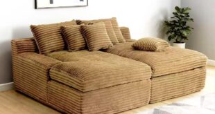 Sprawling Comfort Exploring The Oversized Corduroy Lounge Sofa