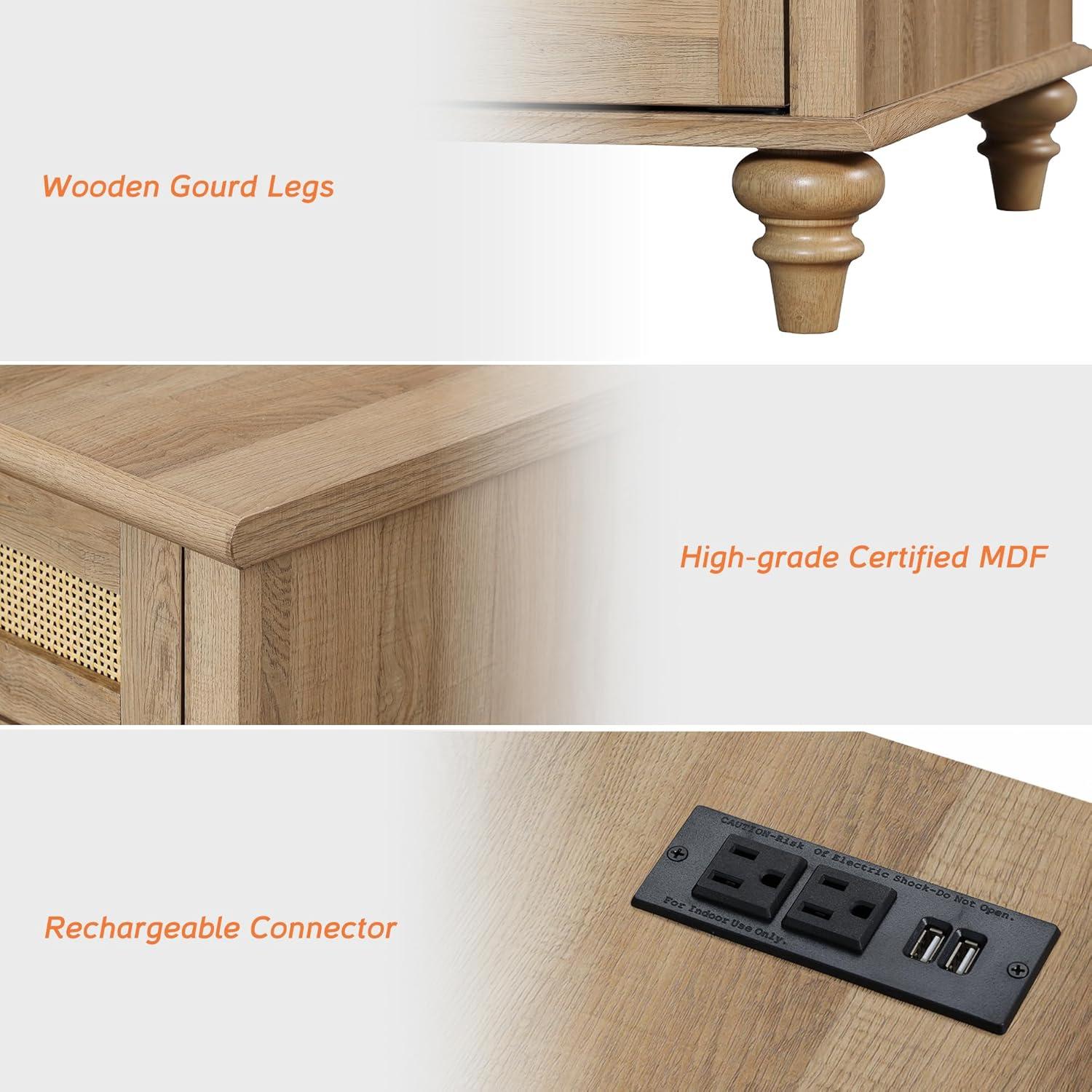 Streamlining Living Rooms: Exploring WAMPAT's Modern TV Stand Set