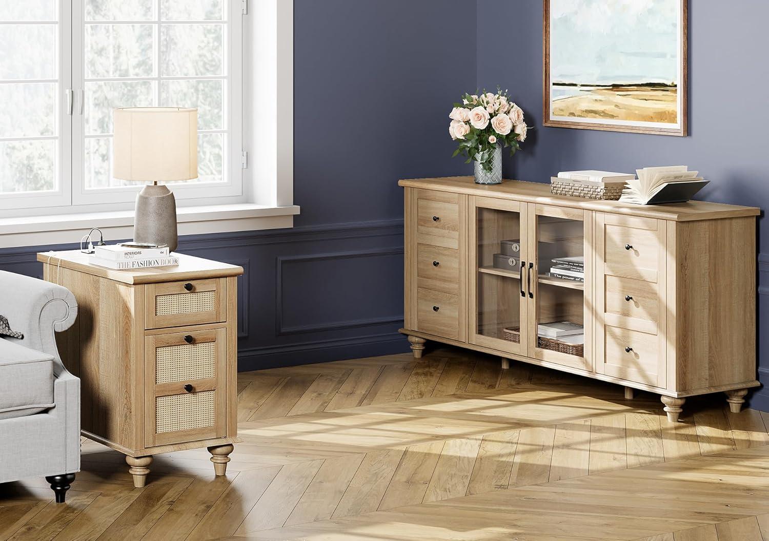 Streamlining Living Rooms: Exploring WAMPAT's Modern TV stand Set