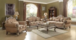 Timeless Elegance Exploring A Vintage Oak Living Room Set