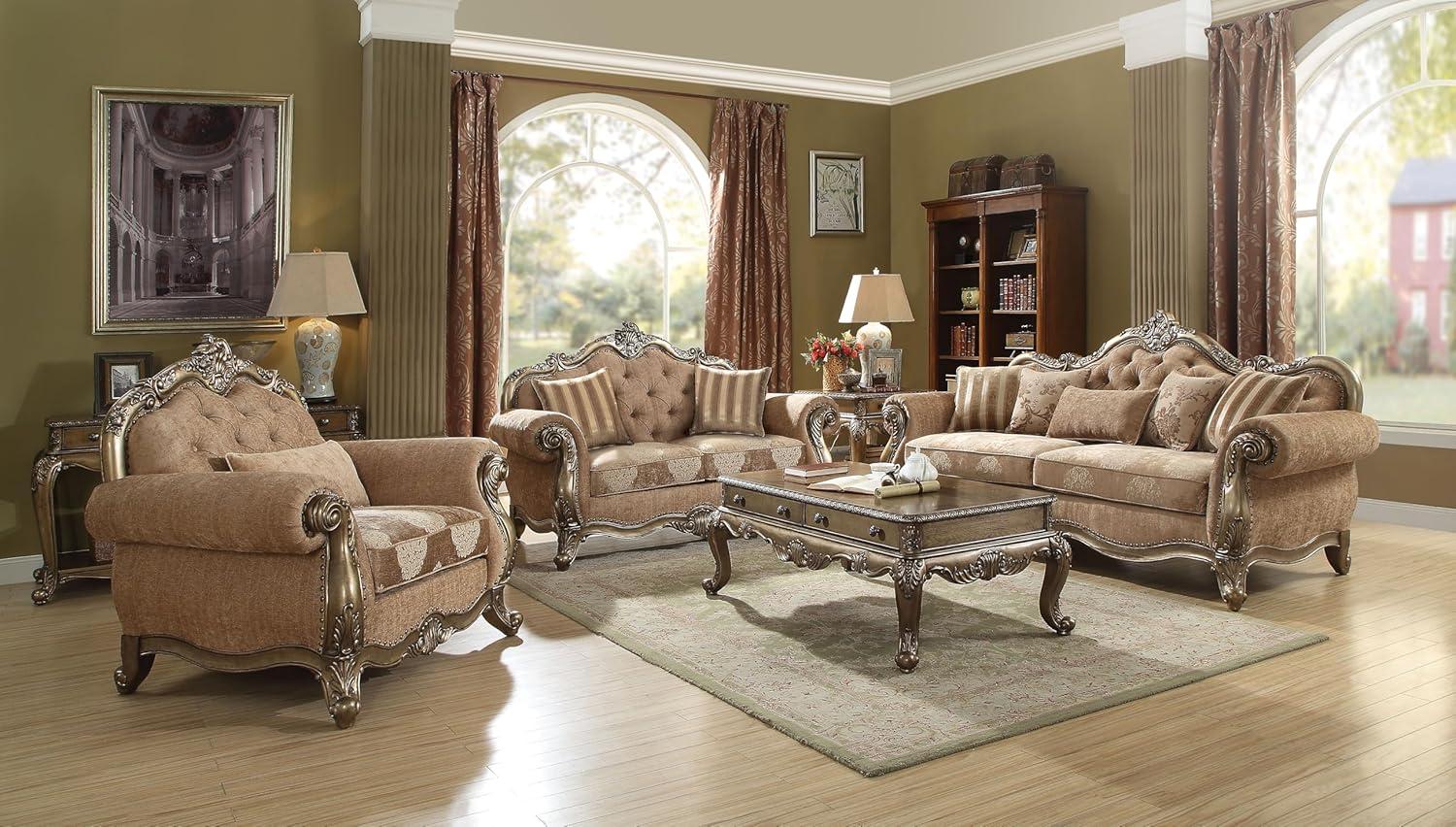 Timeless Elegance Exploring A Vintage Oak Living Room Set