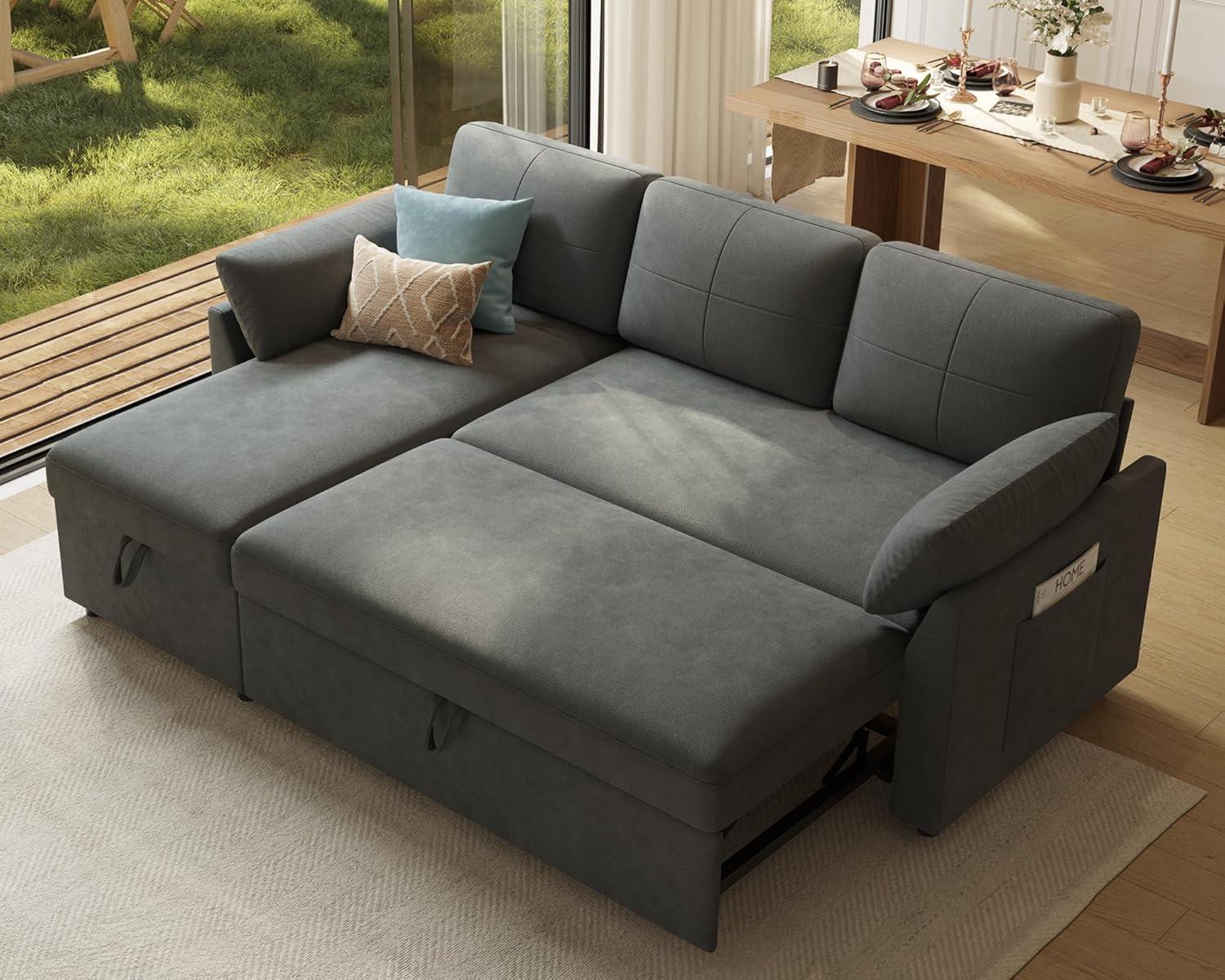 Transforming Our Space The Amerlife Sleeper Sofa With Storage