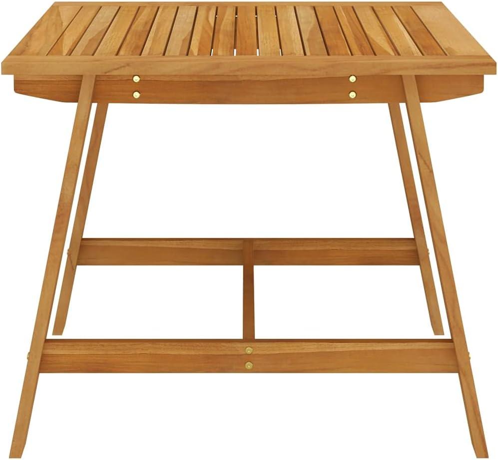 Transforming Outdoor Spaces with vidaXL's Stylish Acacia Wood Dining Set