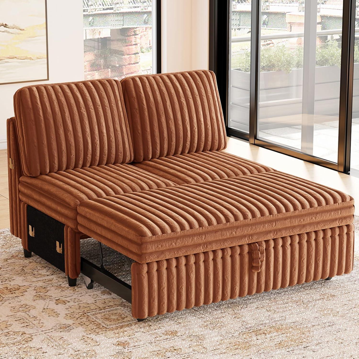 Transforming Spaces Exploring The Belffin Corduroy Sleeper Sofa