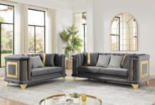 Velvet Luxury Meets Mid Century Modern A Living Room Upgrade