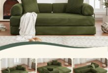 Versatile 4 In 1 Futon Sofa Bed Comfort Meets Customizable Style