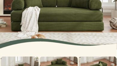 Versatile 4 In 1 Futon Sofa Bed Comfort Meets Customizable Style