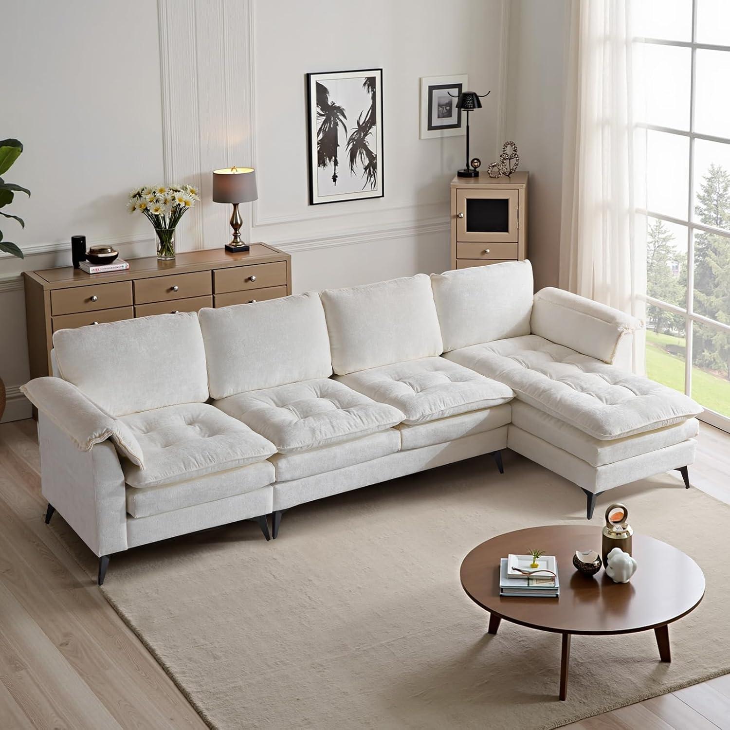 Vingli 129 Sectional Couch Comfort Meets Stylish Versatility