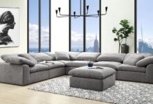 Creating Cozy Corners: A Modular Gray Linen Sectional Review