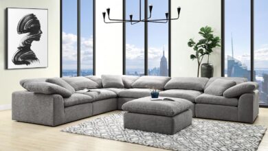 Creating Cozy Corners: A Modular Gray Linen Sectional Review