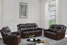Unwinding Together: Exploring the Brown Leather Recliner Set