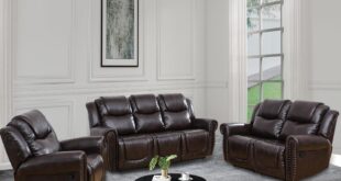 Unwinding Together: Exploring the Brown Leather Recliner Set