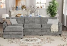 Discovering Comfort and Style with the YESHOMY L-Shaped Sectional Sofa