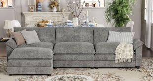 Discovering Comfort and Style with the YESHOMY L-Shaped Sectional Sofa