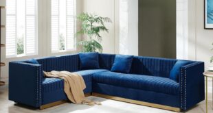 2pcs Vertical Channel Velvet Tufted Set For Your Apartment