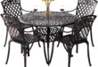 5 Piece Cast Aluminum Patio Set Comfort Meets Durability