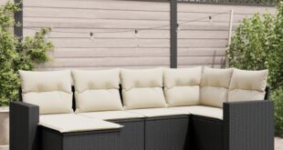 6 Piece Modular Garden Sofa Set Style Meets Outdoor Comfort