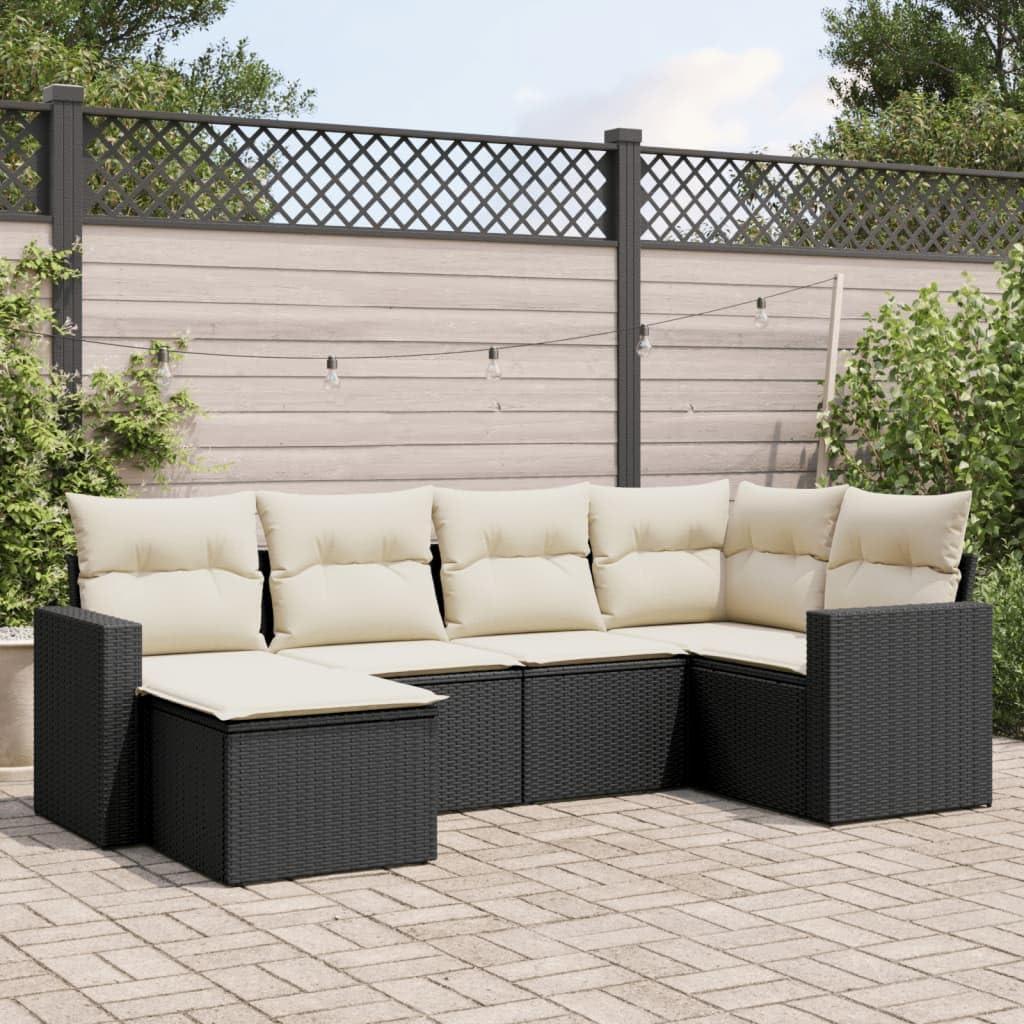 6 Piece Modular Garden Sofa Set Style Meets Outdoor Comfort