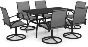 7 Piece Patio Dining Set How It Fits Your Small Deck
