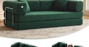 79 Convertible Sofa Bed Comfort And Style Unfolded