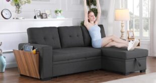 92 L Shape Sleeper Sofa With Storage Usb More Highlights