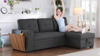 92 L Shape Sleeper Sofa With Storage Usb More Highlights