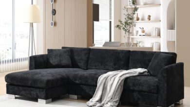 96x56 Modern Cloud Sectional Sofa Chaise For Your Apt