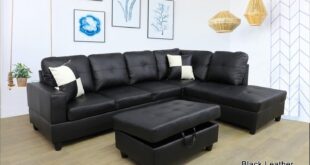 A Ainehome Sectional Sofa Faux Leather Fits Your Room