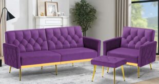 Acmease 2 Pieces Velvet Sofa Set Fits Your Studio