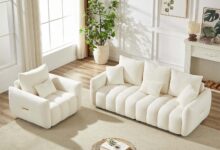 Antetek Teddy Sofa Set Deep Seats That Help You Relax