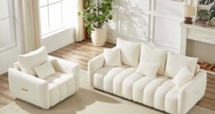 Antetek Teddy Sofa Set Deep Seats That Help You Relax