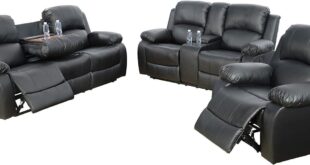 AYCP Bonded Leather Sofa Set — does it fit your room?