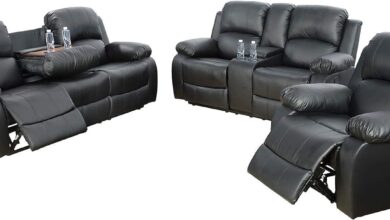 AYCP Bonded Leather Sofa Set — does it fit your room?