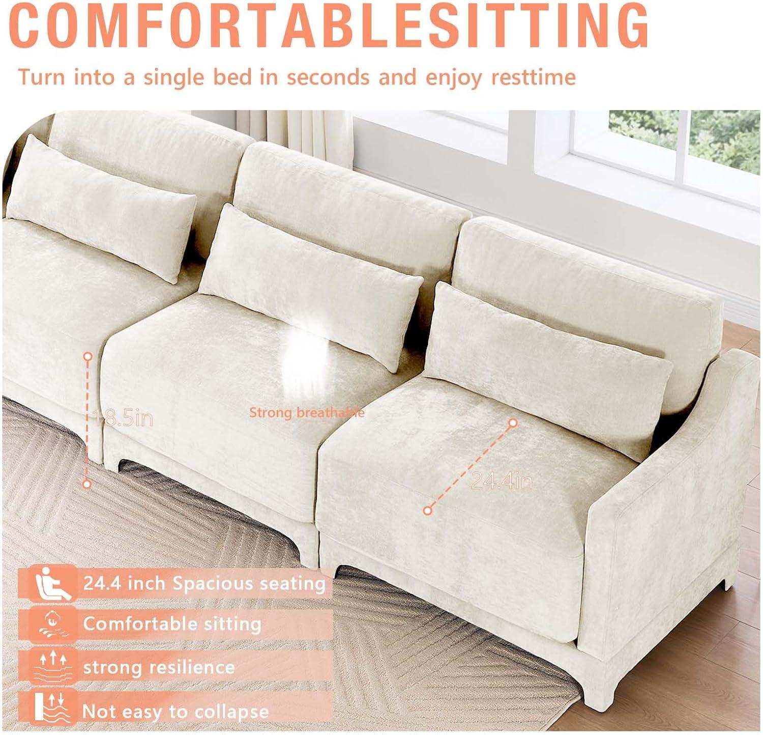 BALLTOTO 73.2'' Loveseat — how it shapes your studio space