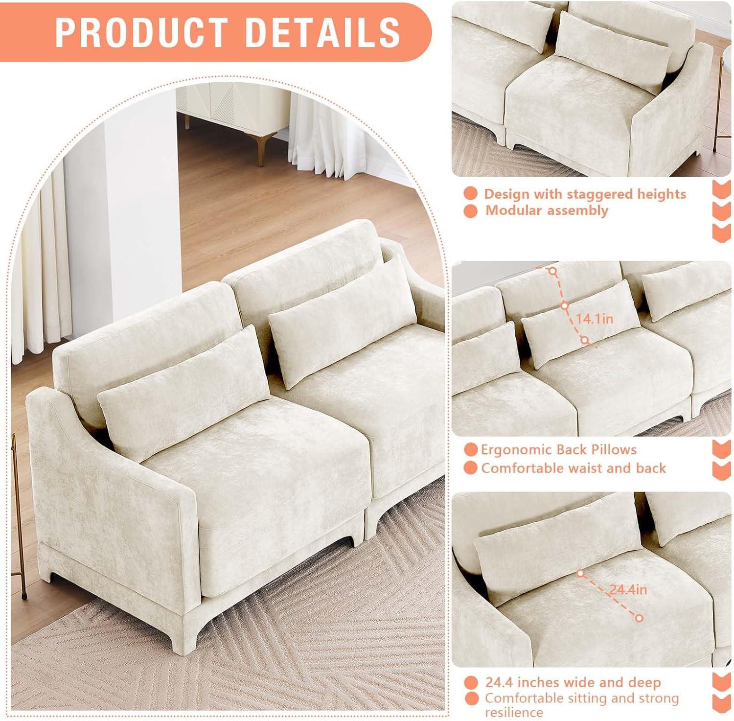 BALLTOTO 73.2'' Loveseat — how it shapes your studio space