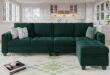 Belffin Velvet Reversible Sectional Sofa Fits Your Space