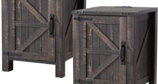 Blending Rustic Charm With Smart Storage Nightstand Set Review