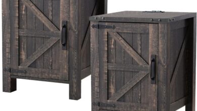 Blending Rustic Charm With Smart Storage Nightstand Set Review