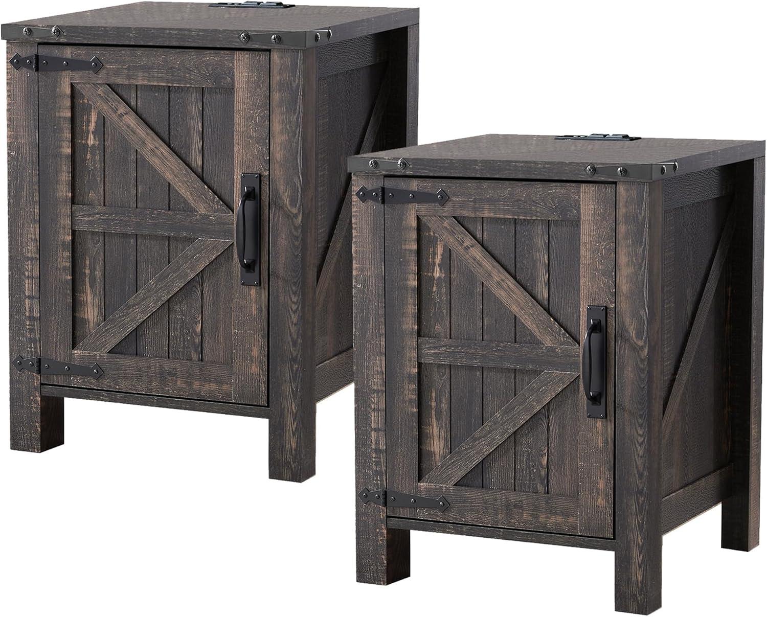Blending Rustic Charm With Smart Storage Nightstand Set Review