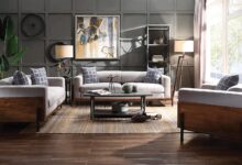 Blending Rustic Walnut Warmth With Modern Living Comfort