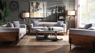 Blending Rustic Walnut Warmth With Modern Living Comfort
