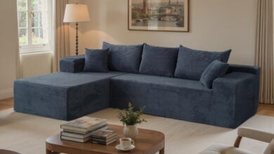 Blue Sectional Couch Review Comfort Meets No Fuss Setup