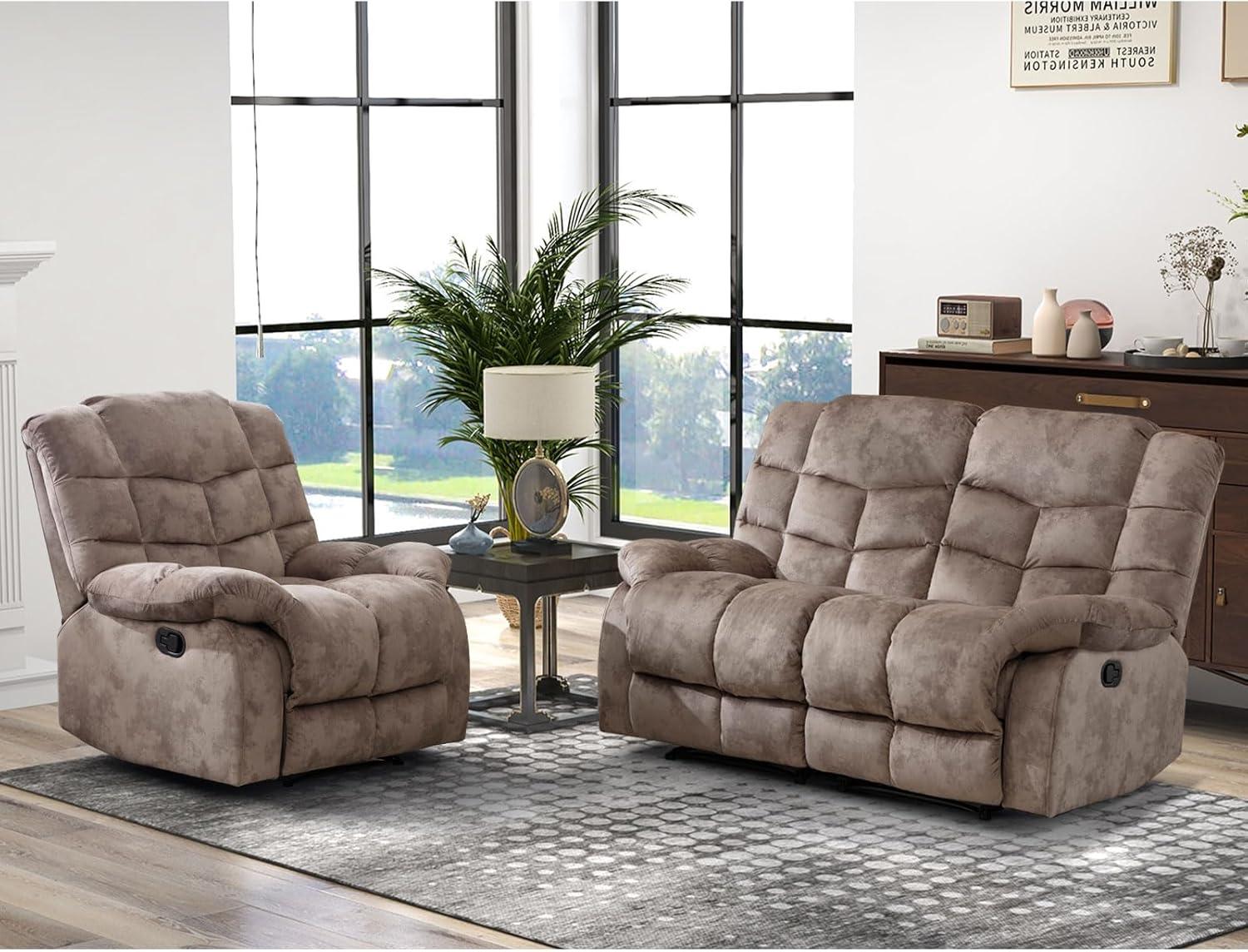 Canmov 2 Piece Reclining Sofa Set Comfort Meets Style Review