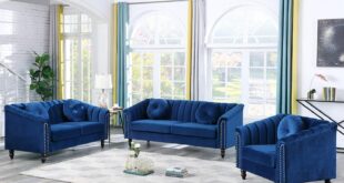 Chesterfield Sofa Velvet Couch Set For Your Apartment Nook